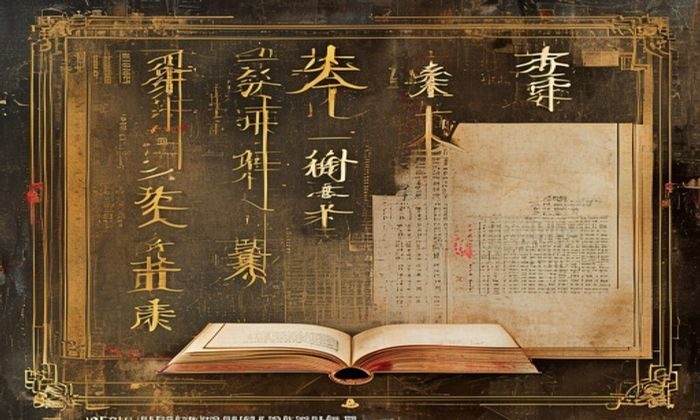 文轩探花深度文化专栏封面，古典书卷与现代数字界面交融，象征传统与当代内容的完美结合
