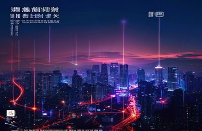 文轩探花热点资讯精选封面，城市夜景与信息流动的光线感，传递快速资讯获取的现代感